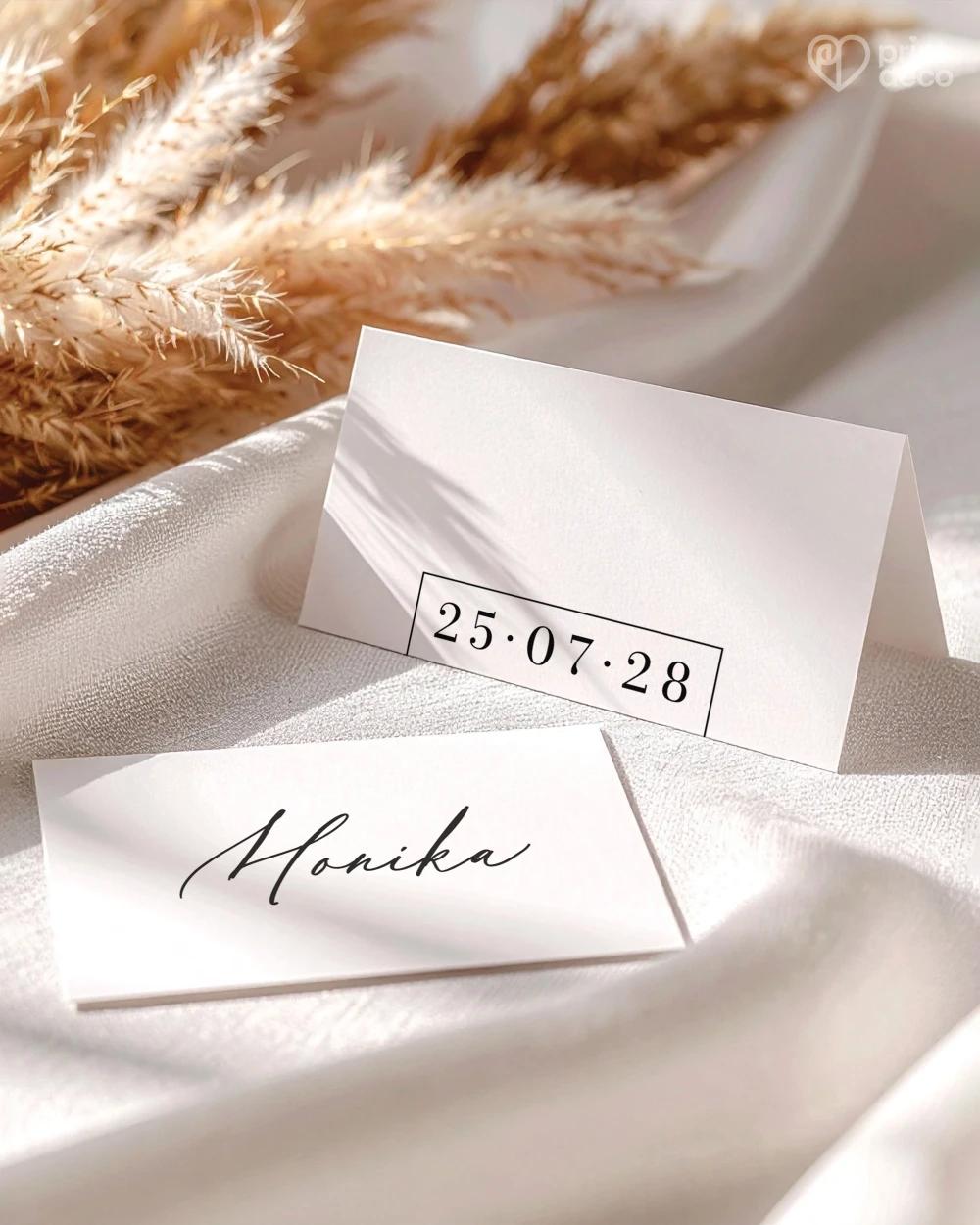 Svatební jmenovky – Náš den II 1/2