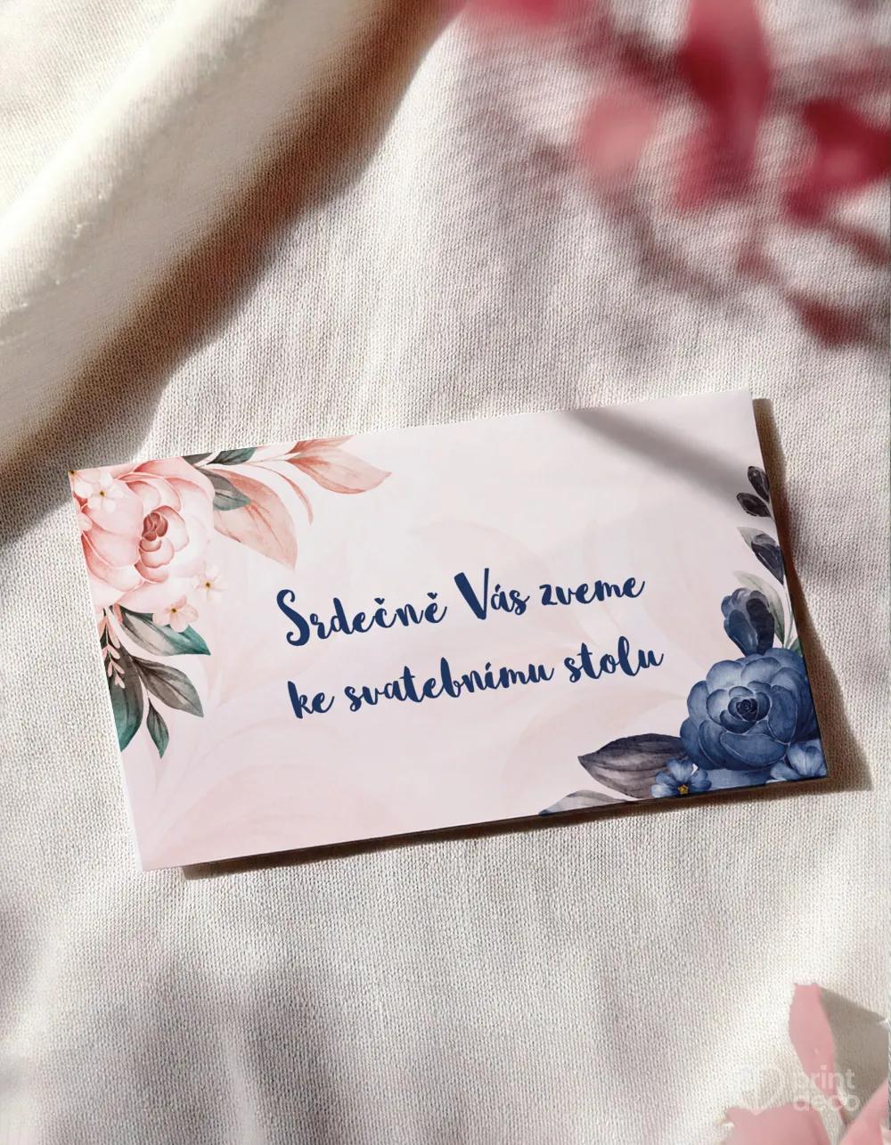 Svadobná pozvánka - Šípové ruže 04