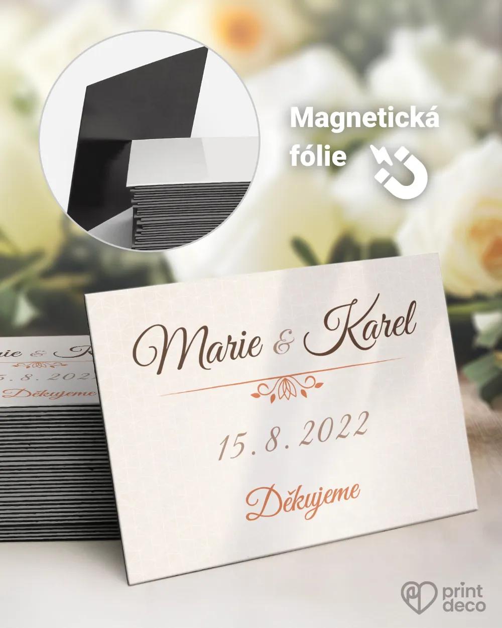 Svatební magnetky – Okamžiky lásky