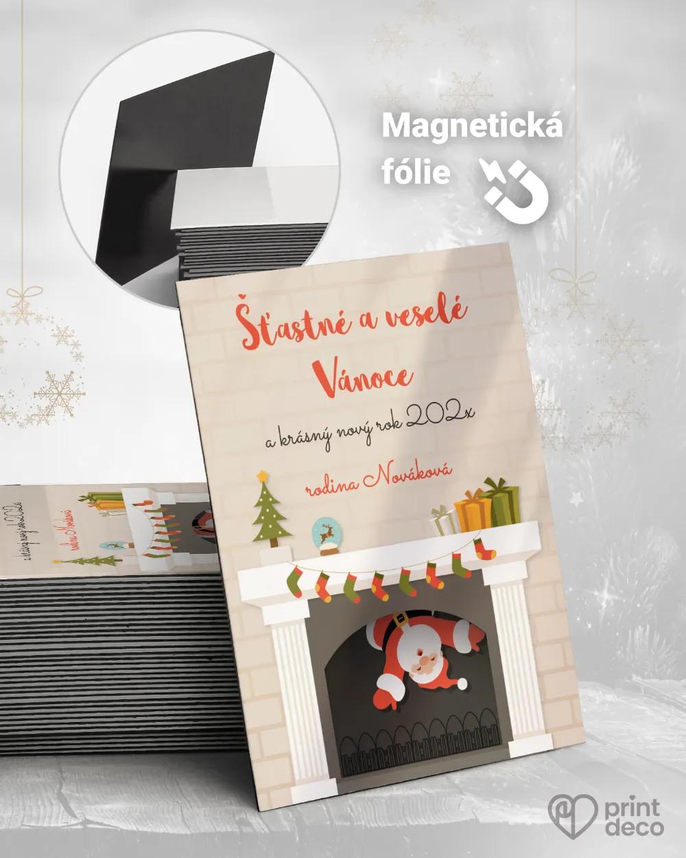 Personalizované vánoční magnetky – motiv 01