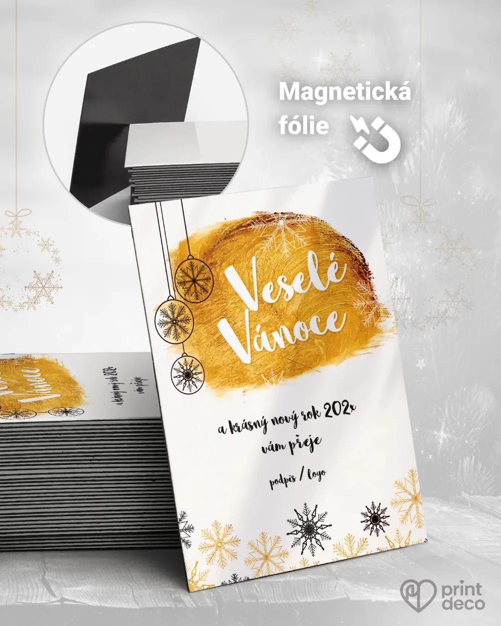 Personalizované vánoční magnetky – motiv 02