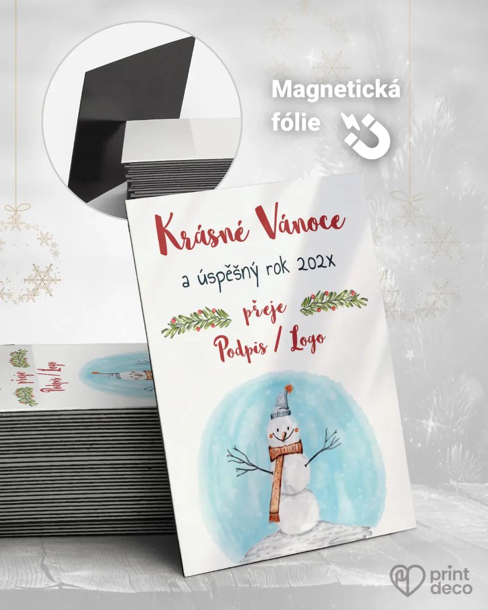 Personalizované vánoční magnetky – motiv 03