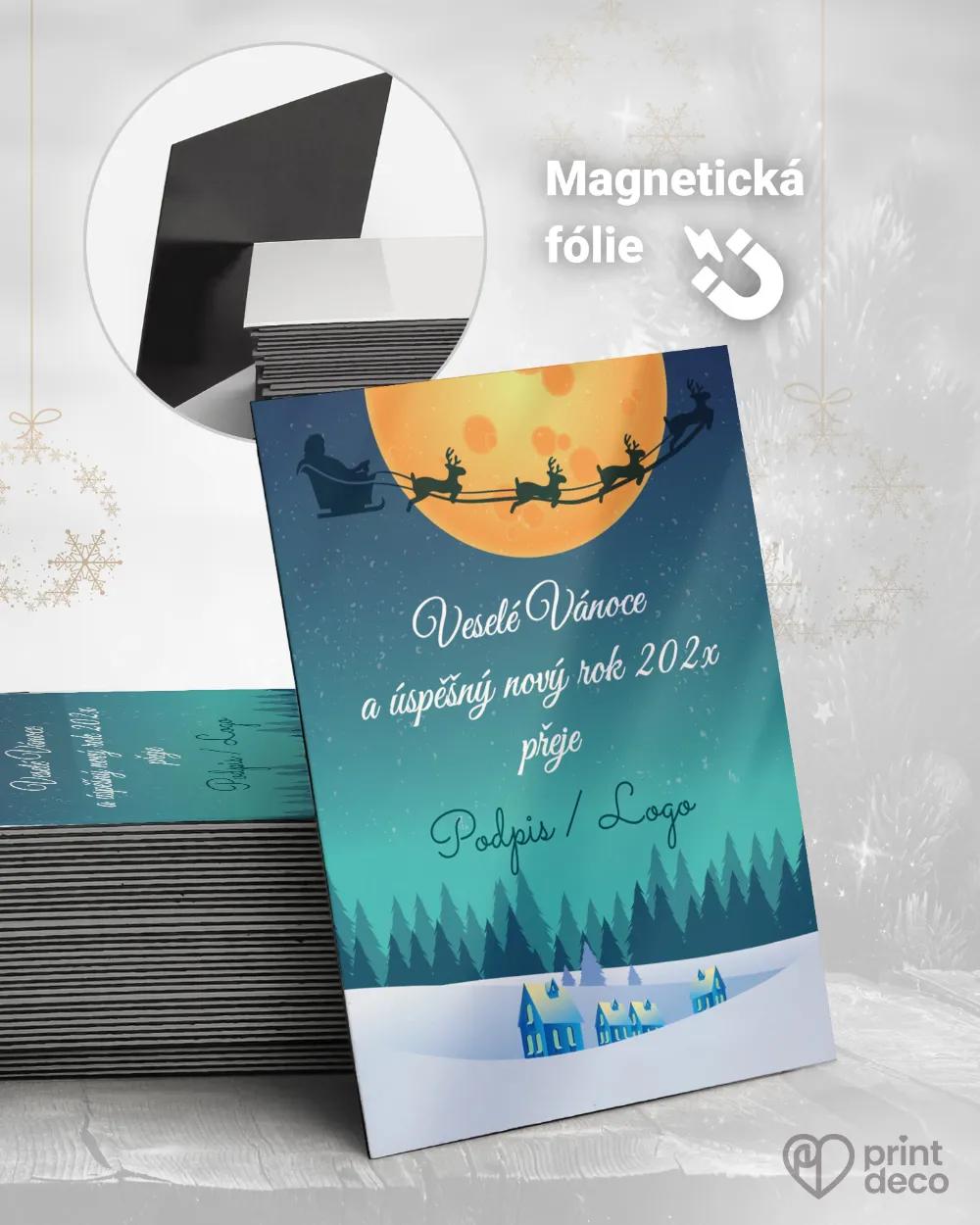 Personalizované vánoční magnetky – motiv 07