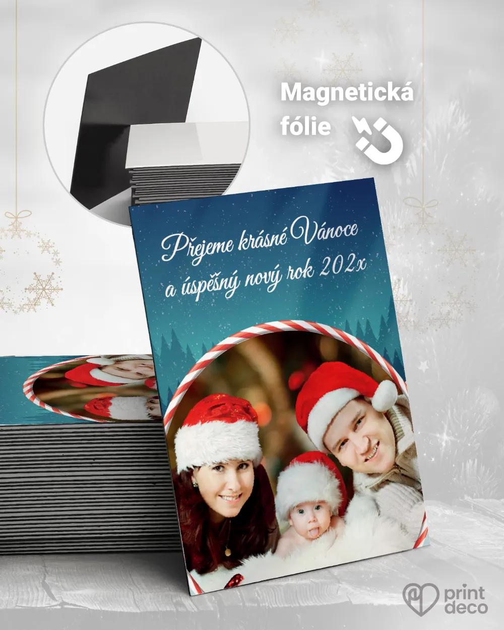 Personalizované vánoční magnetky – motiv 07 foto