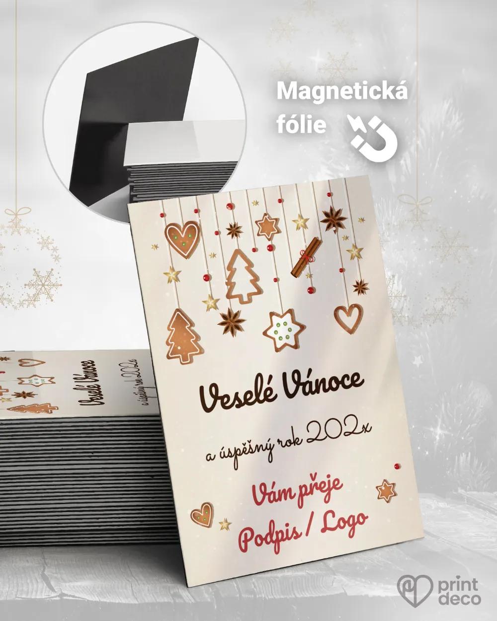 Personalizované vánoční magnetky – motiv 10