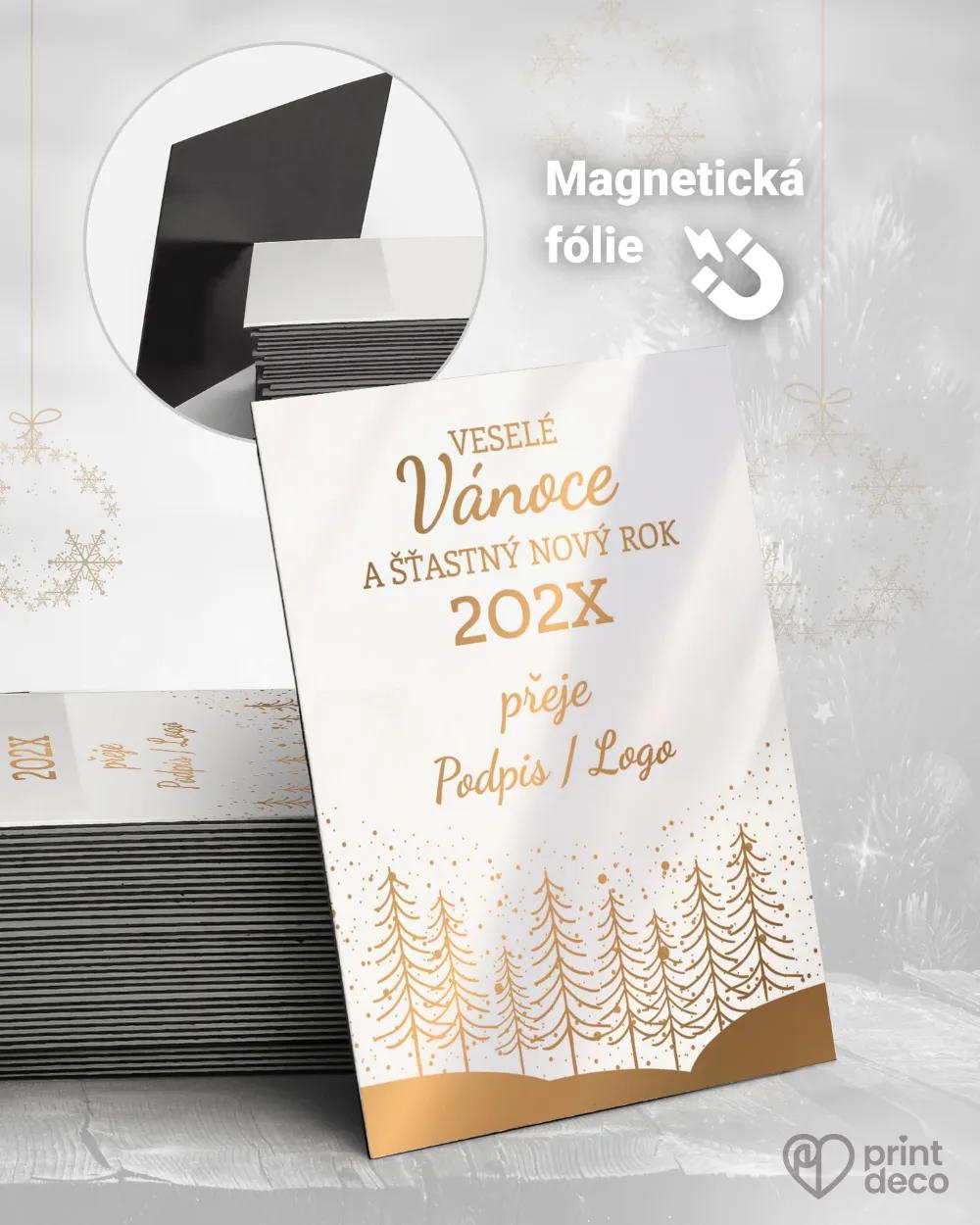 Personalizované vánoční magnetky – motiv 11 A