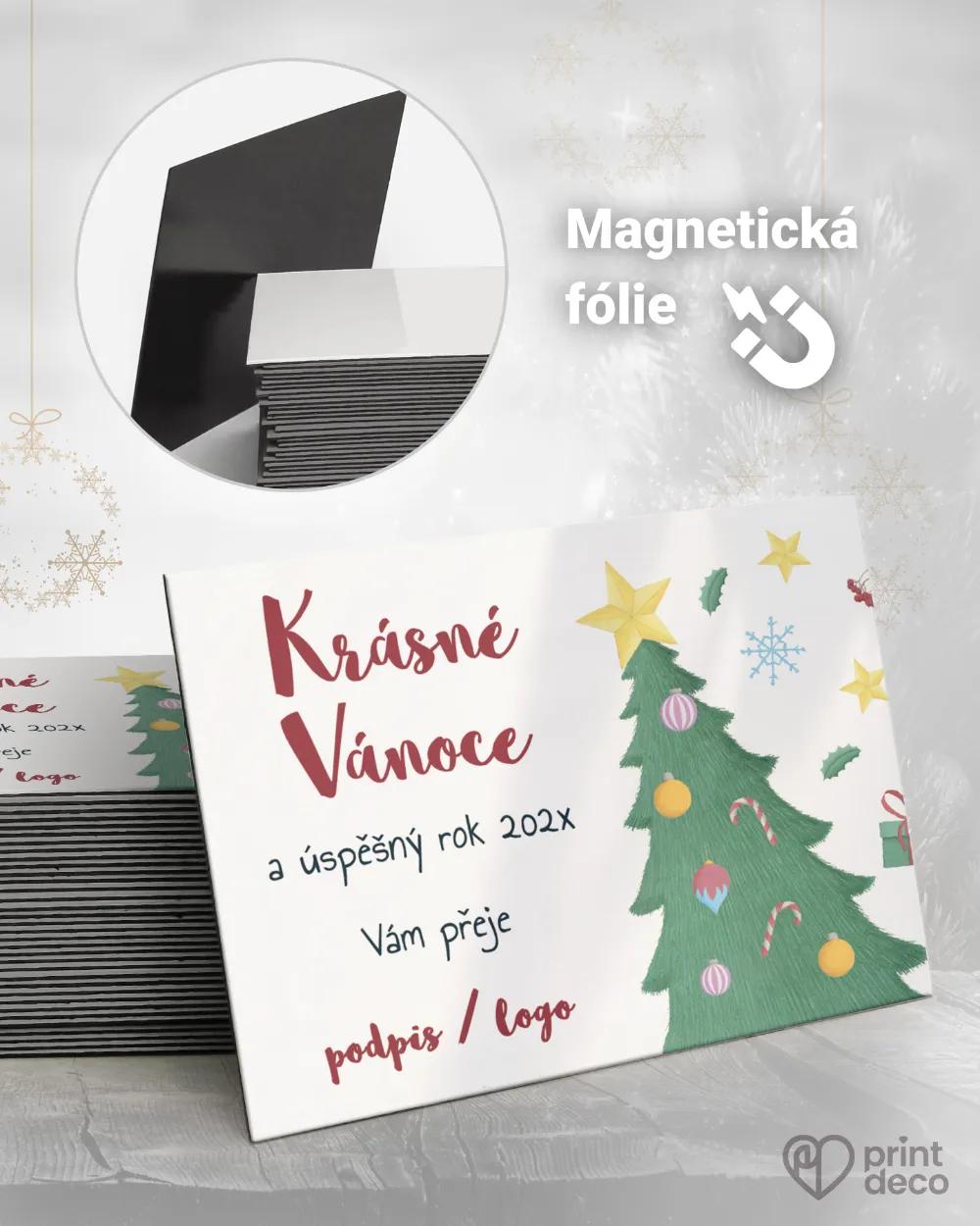 Personalizované vánoční magnetky – motiv 12