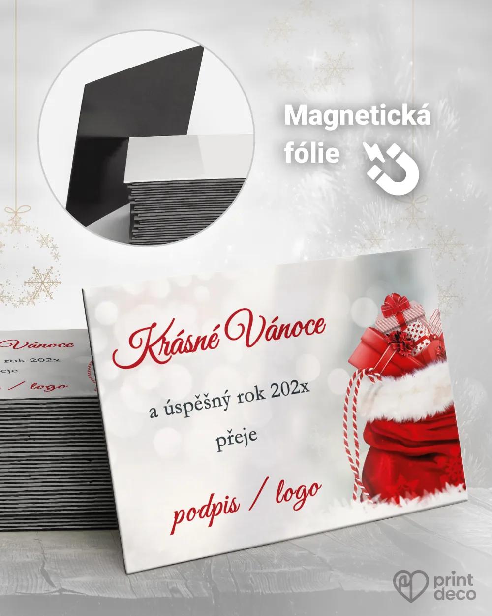 Personalizované vánoční magnetky – motiv 13