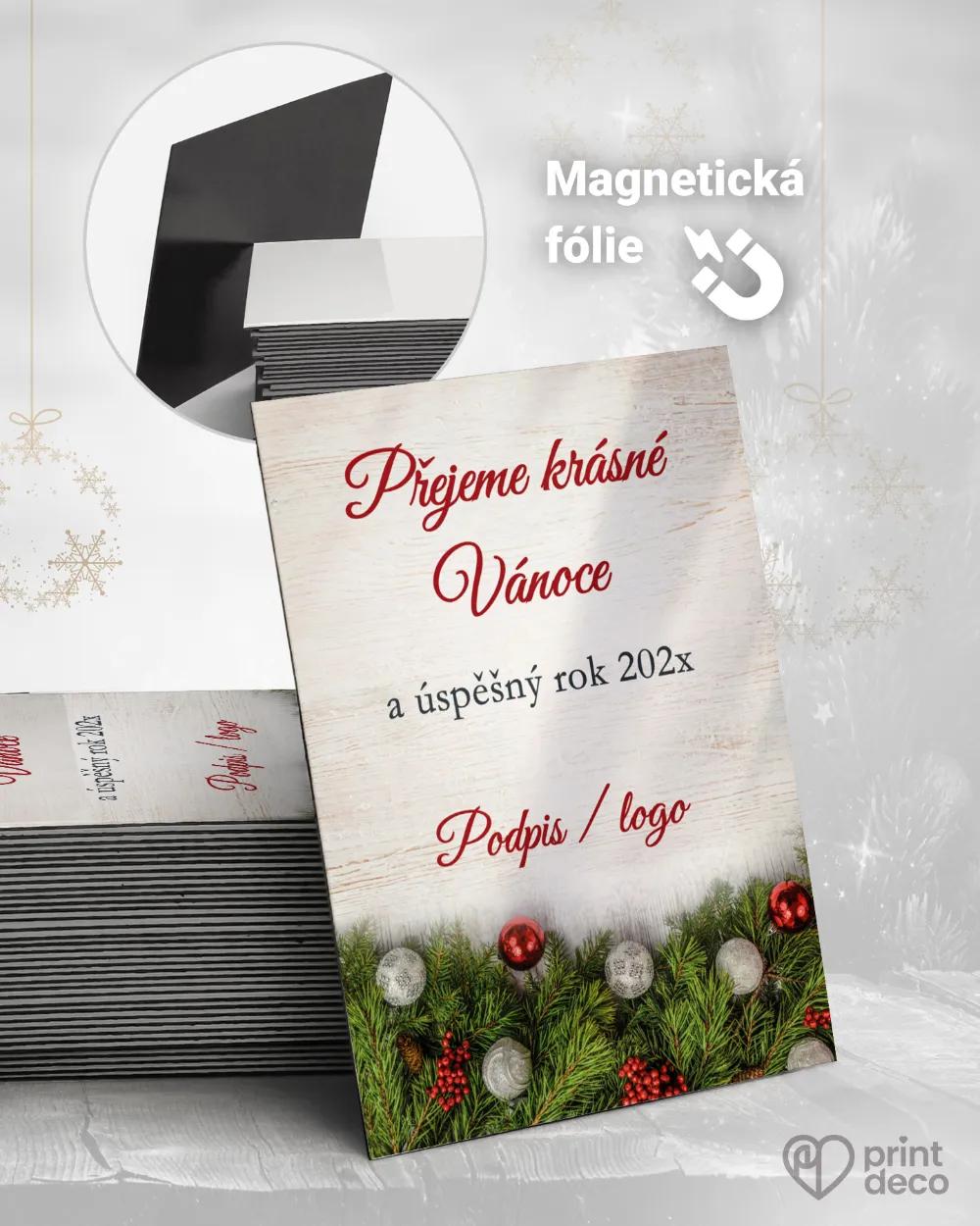 Personalizované vánoční magnetky – motiv 14