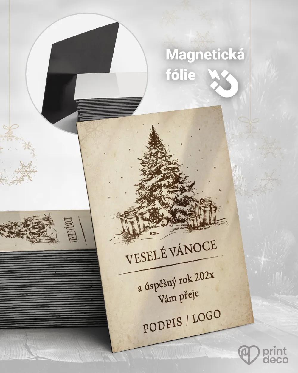 Personalizované vánoční magnetky – motiv 17