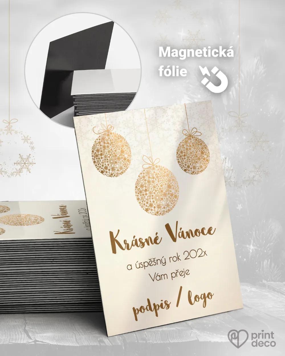 Personalizované vánoční magnetky – motiv 18