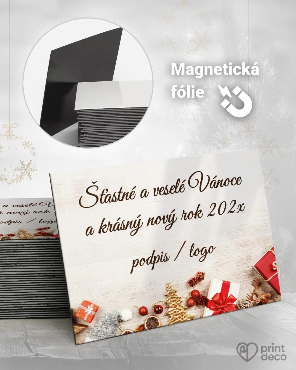 Personalizované vánoční magnetky – motiv 24