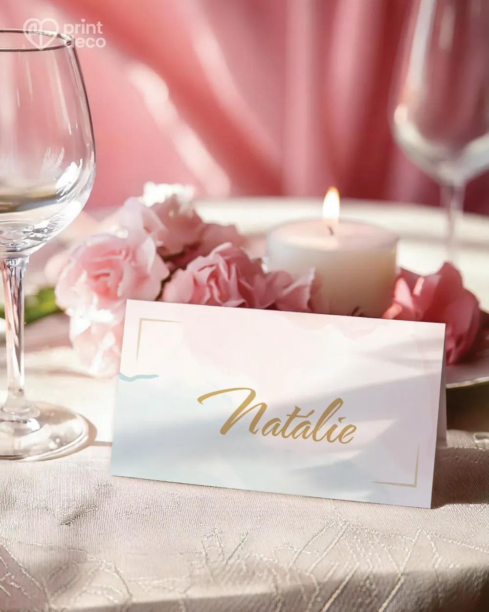 Svatební jmenovky – Abstrakt I.