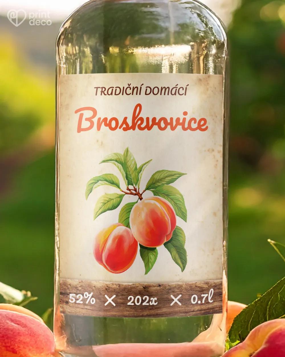 Etikety na broskvovici – motiv 11