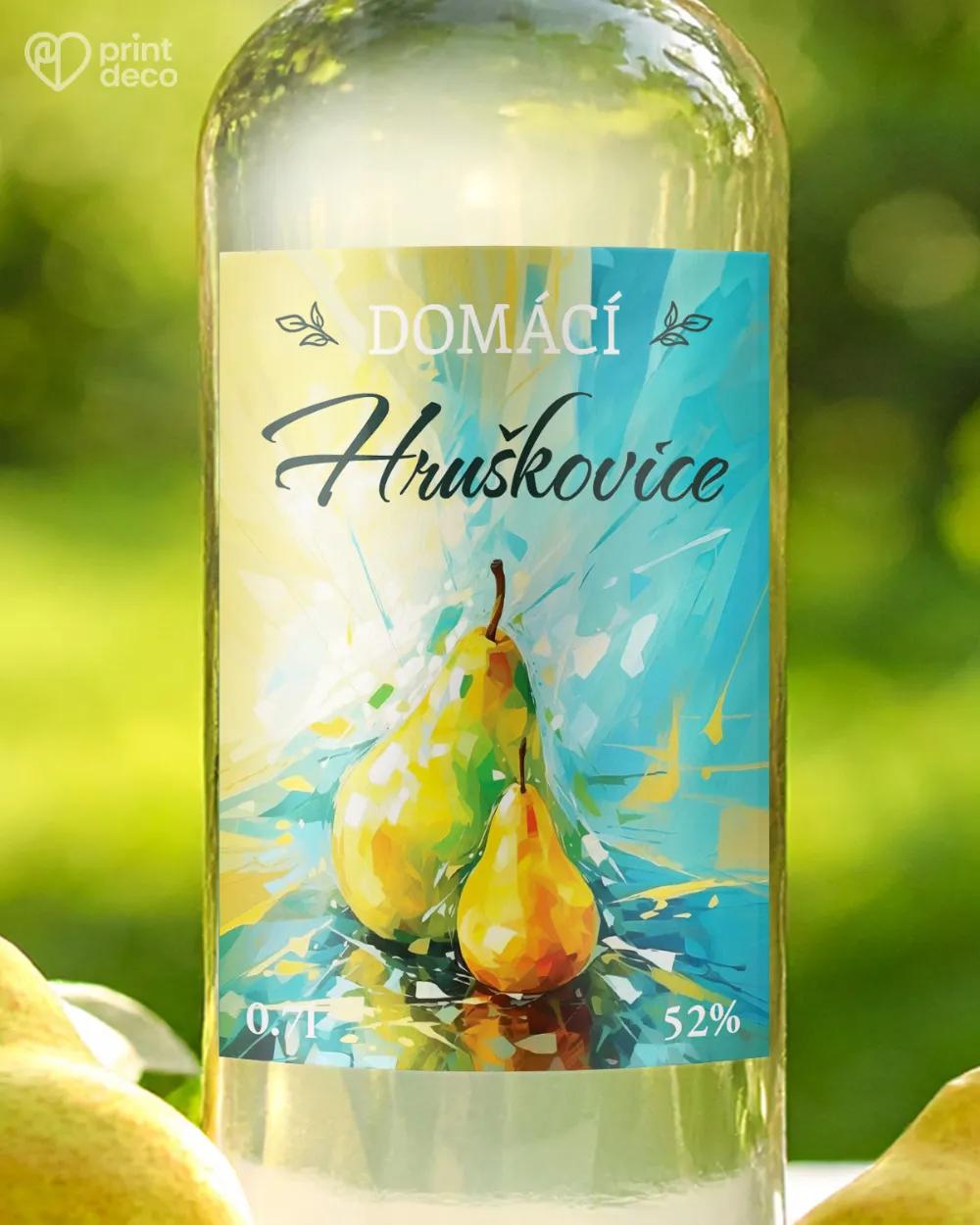 Etikety na hruškovici – motiv 01