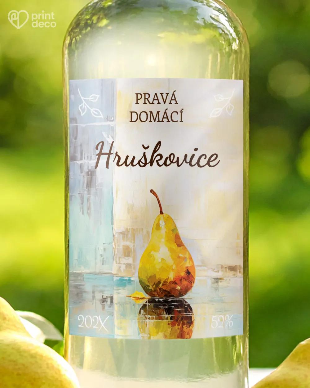 Etikety na hruškovici – motiv 03