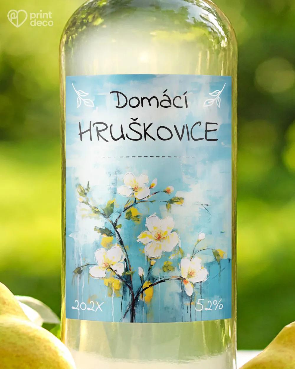 Etikety na hruškovici – motiv 06