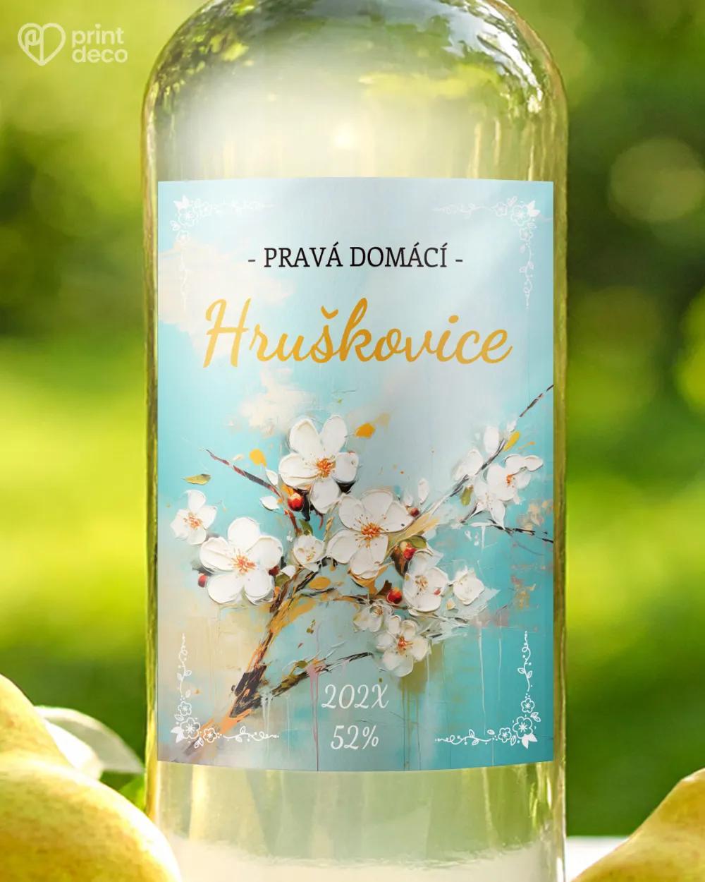 Etikety na hruškovici – motiv 07