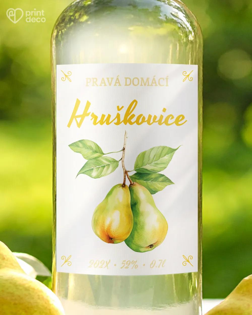 Etikety na hruškovici – motiv 09