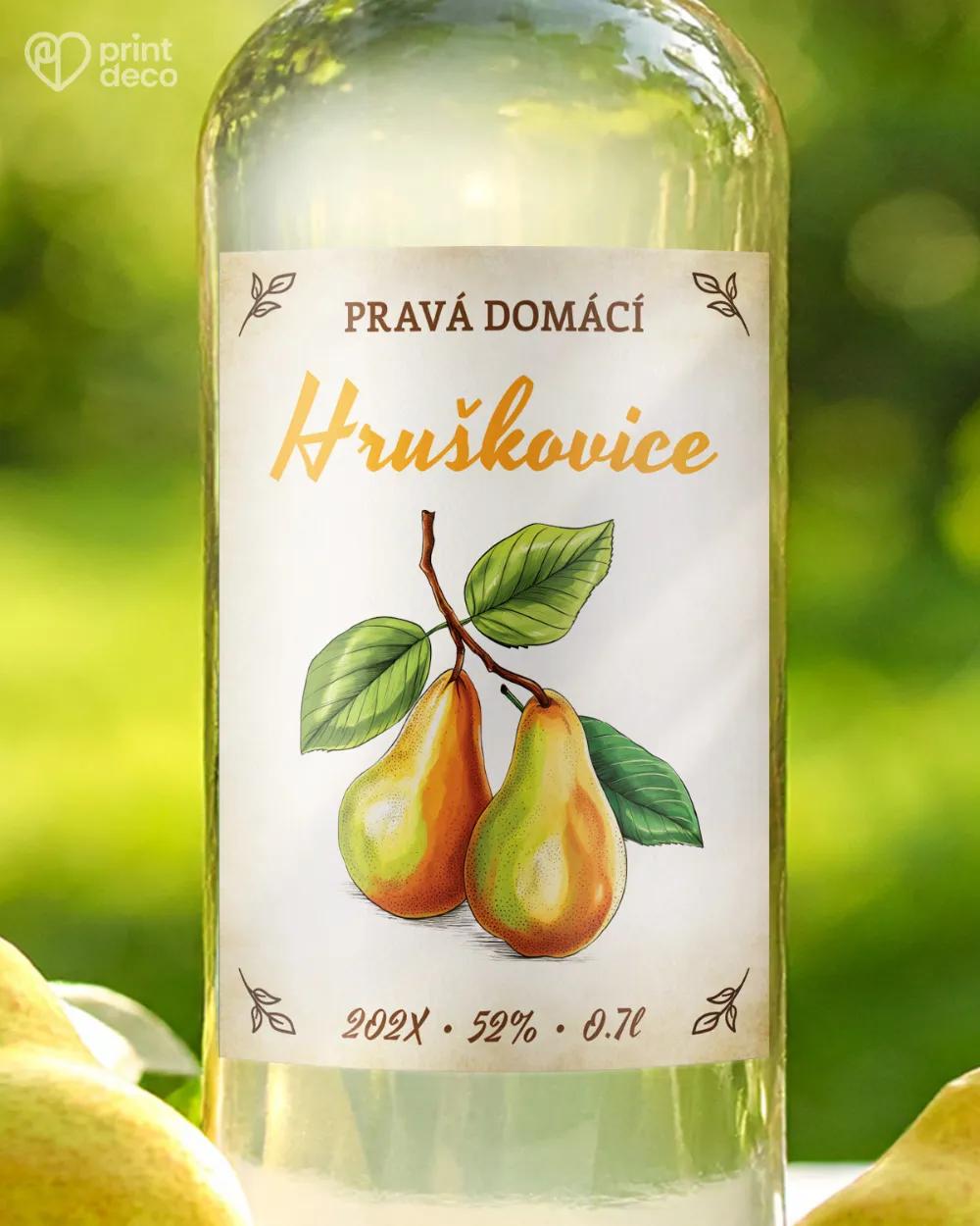 Etikety na hruškovici – motiv 10