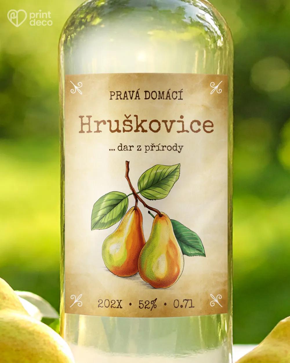 Etikety na hruškovici – motiv 11