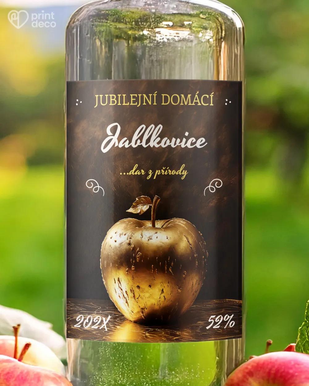 Etikety na jablkovici – motiv 10