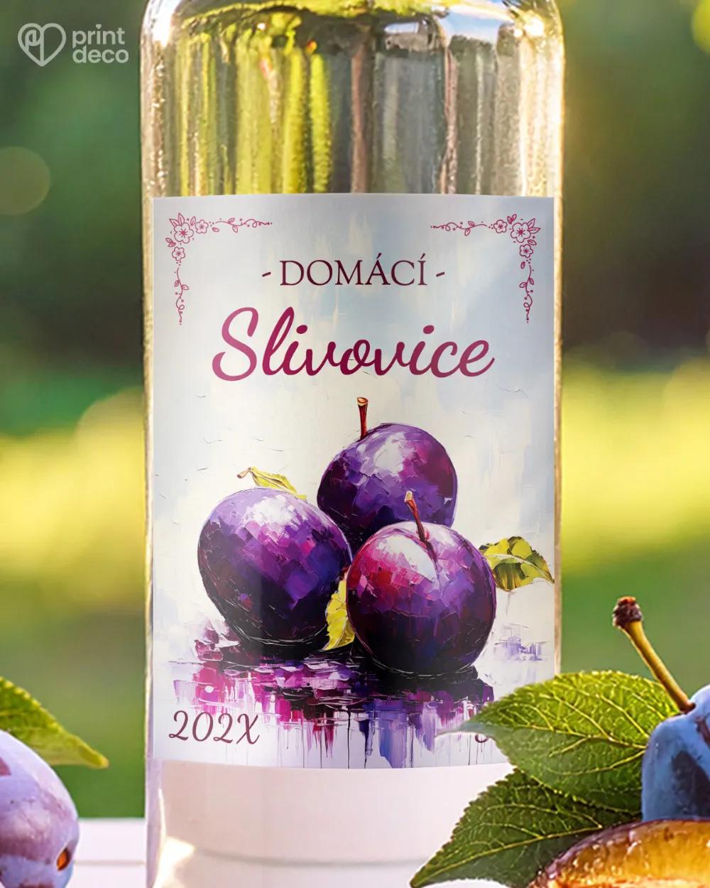 Etikety na slivovici - motiv 04
