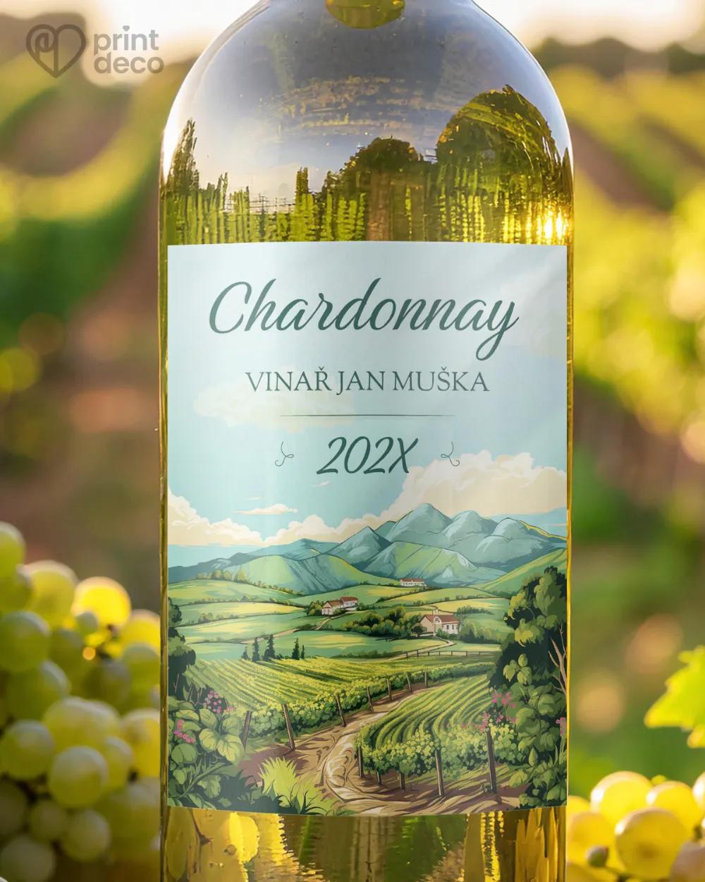 Etikety na víno - motiv 04
