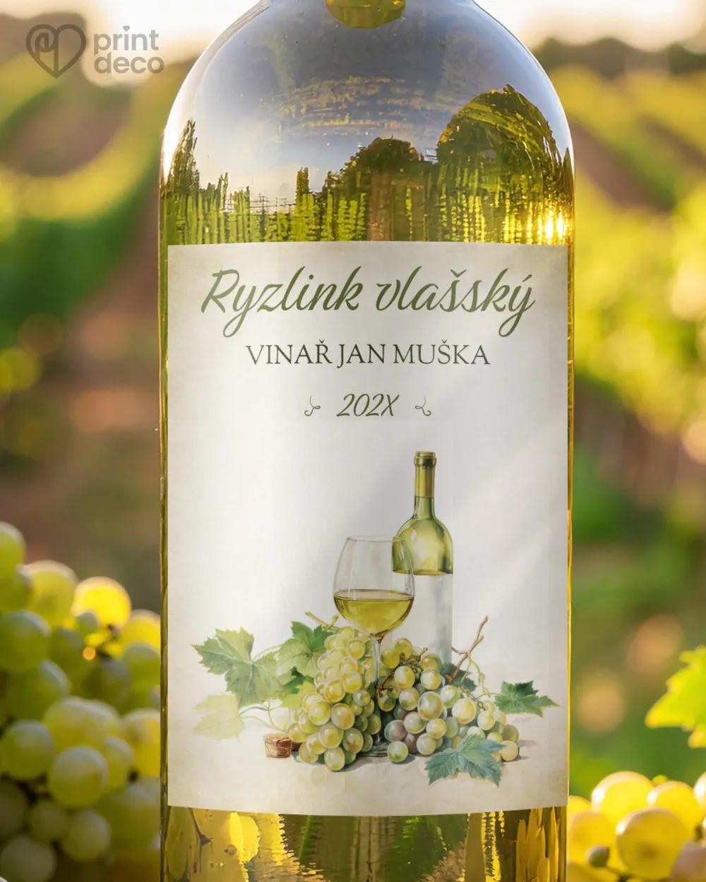 Etikety na víno - motiv 06