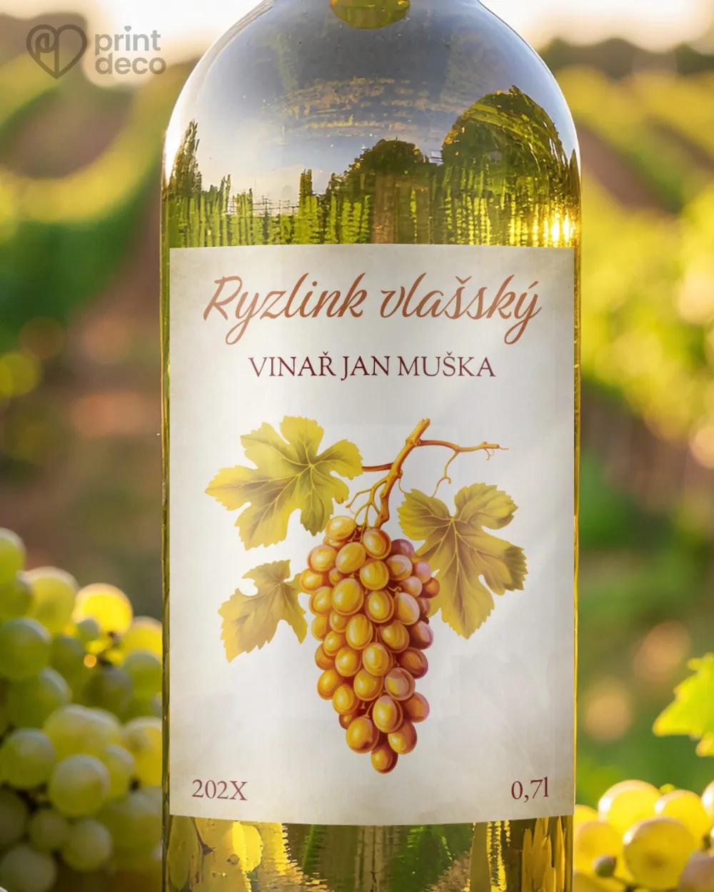 Etikety na víno - motiv 07