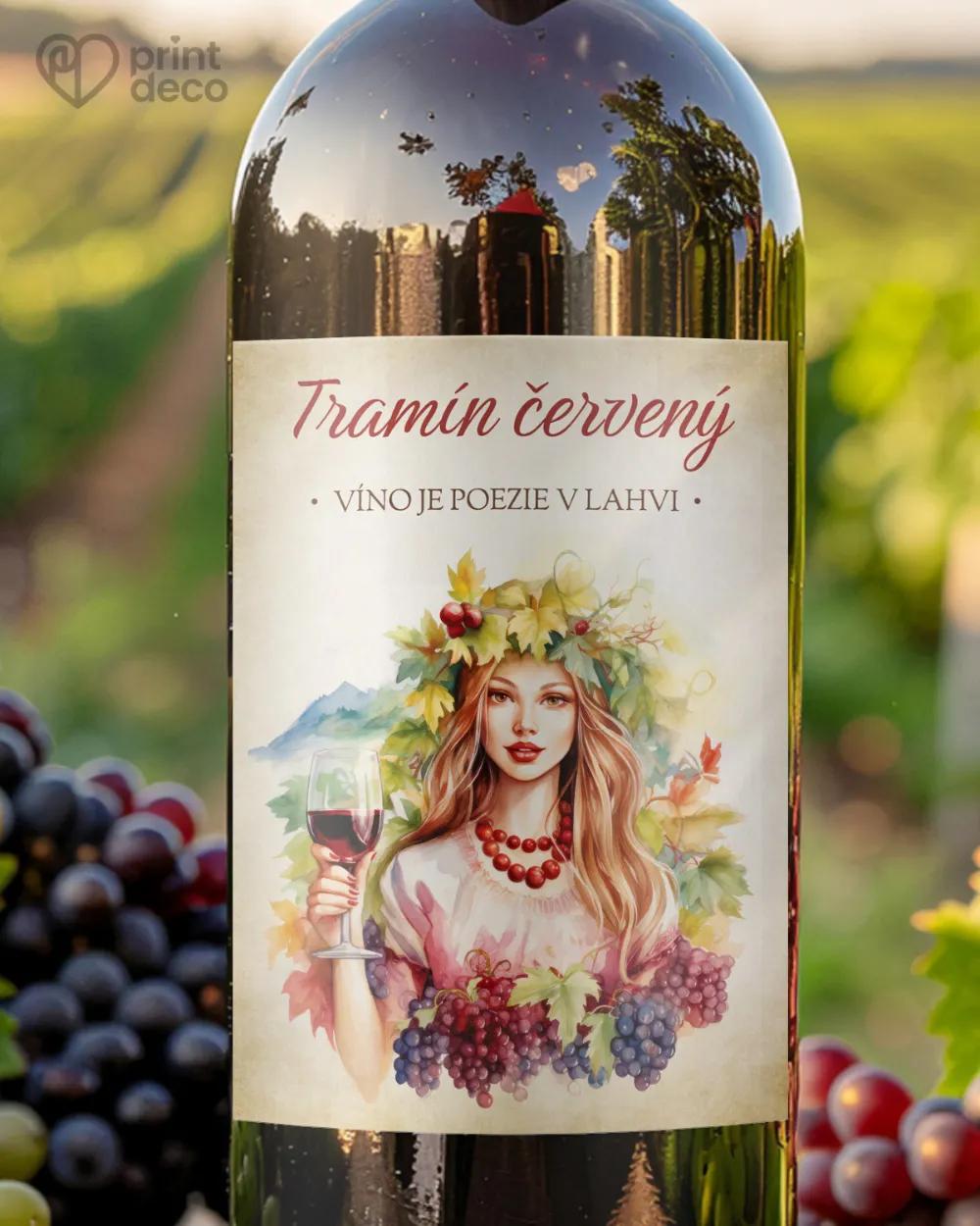 Etikety na víno - motiv 11