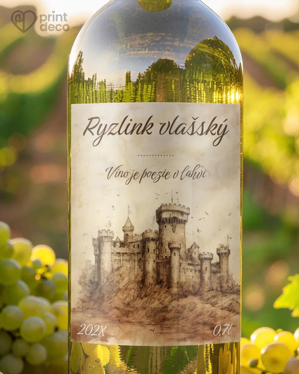 Etikety na víno - motiv 22