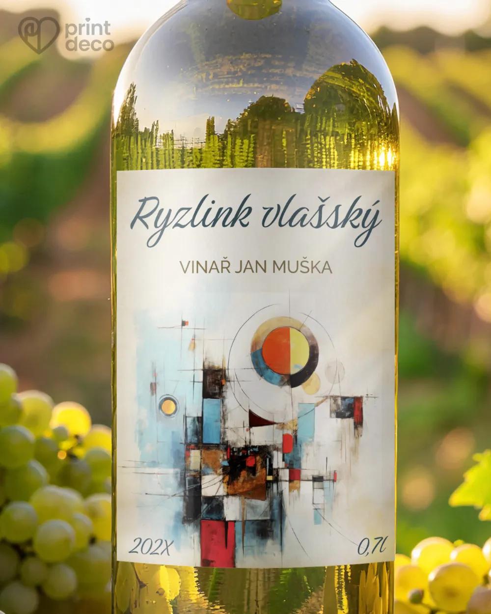 Etikety na víno - motiv 26