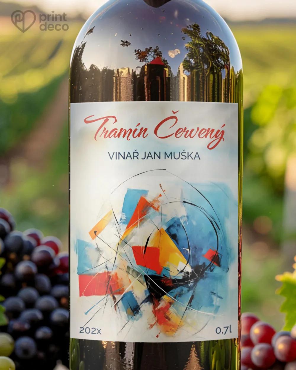 Etikety na víno - motiv 27