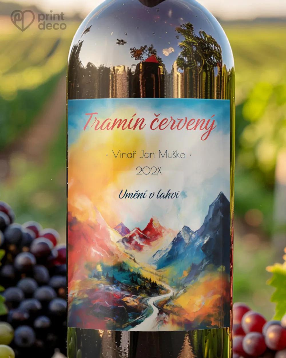 Etikety na víno - motiv 29
