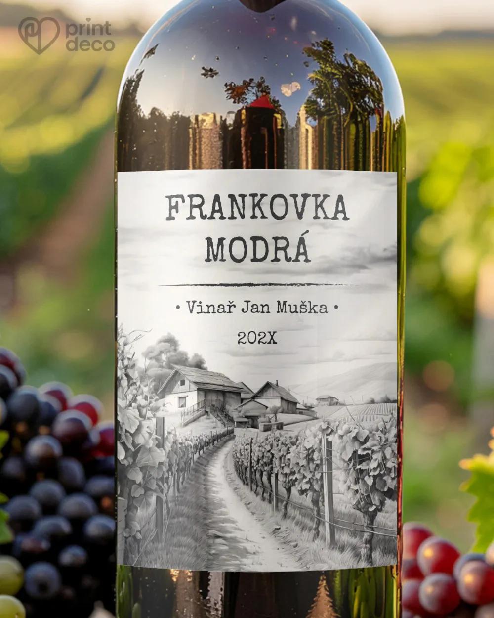 Etikety na víno - motiv 30