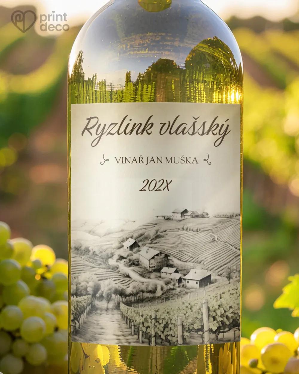 Etikety na víno - motiv 31