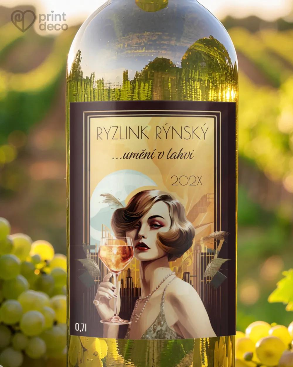 Etikety na víno - motiv 44