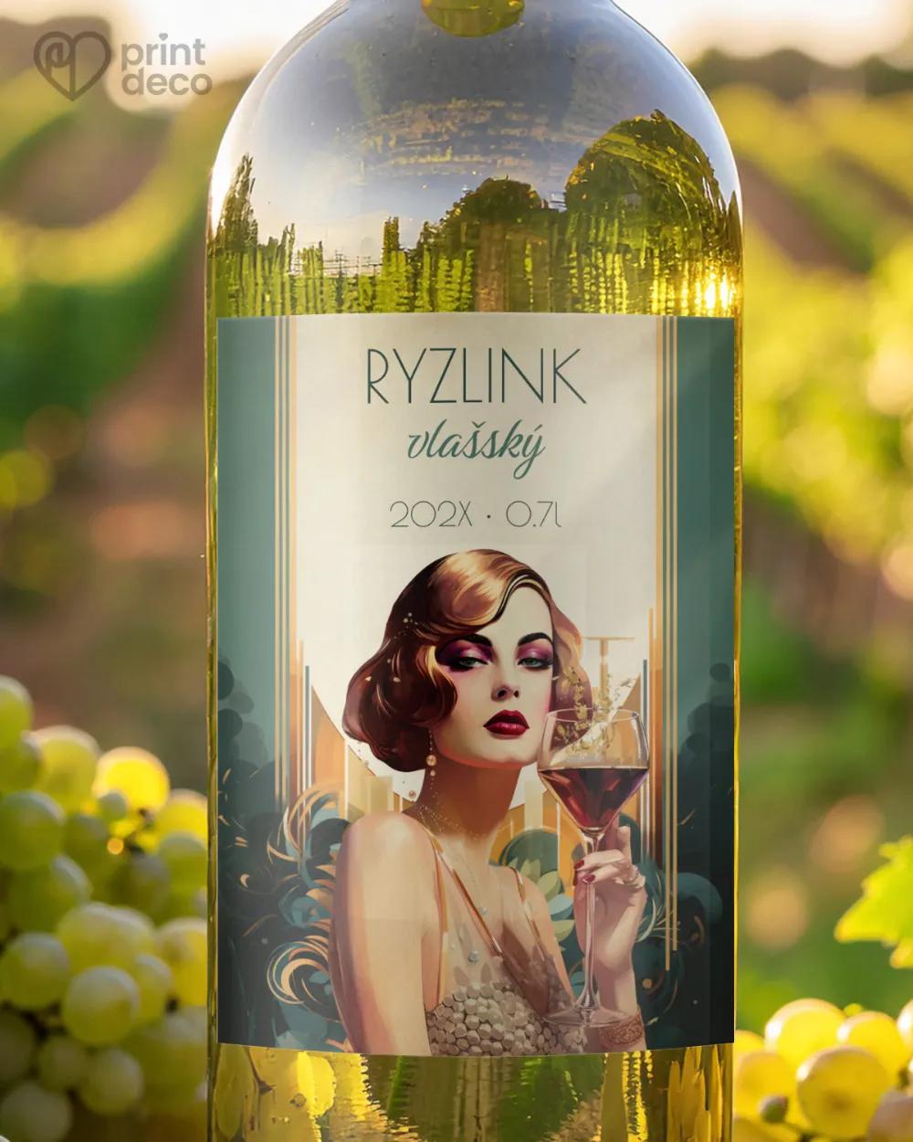 Etikety na víno - motiv 46