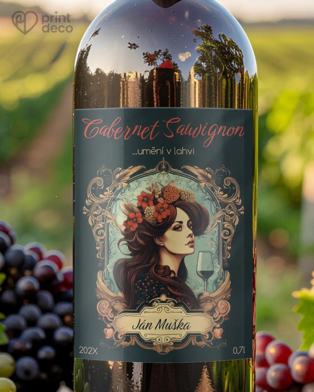 Etikety na víno - motiv 48