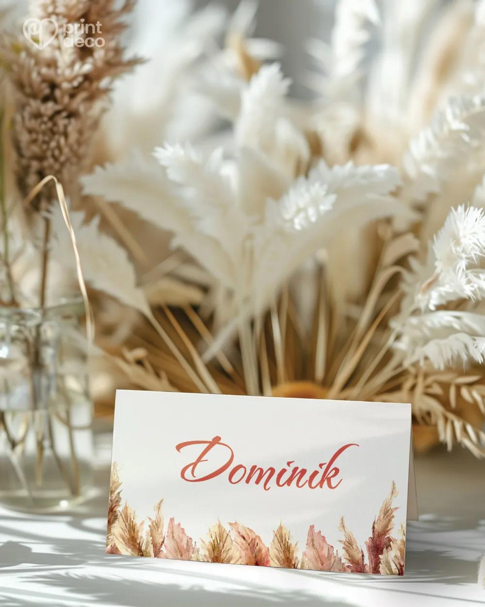 Svatební jmenovky – Bohem I.