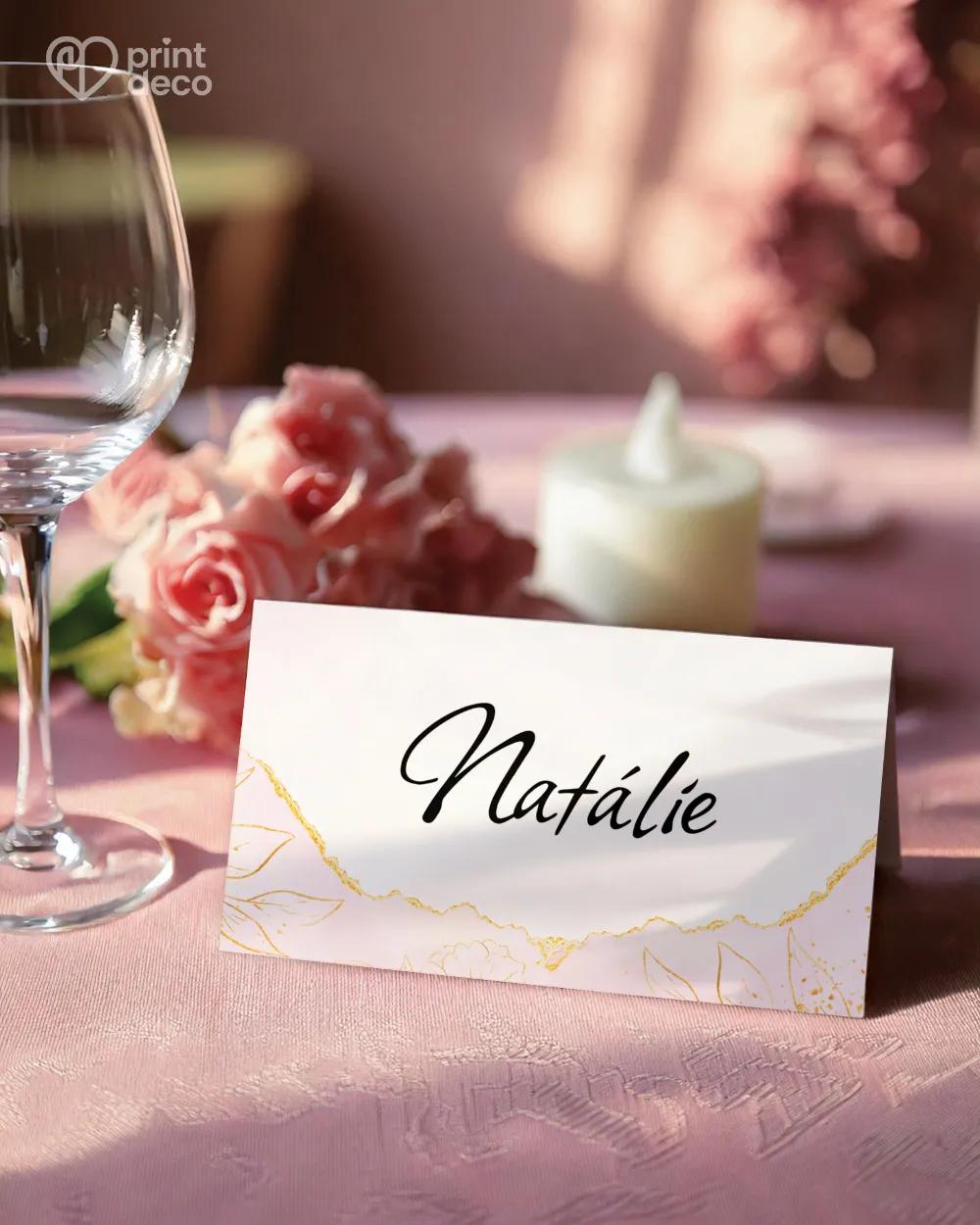 Svatební jmenovky – Abstrakt II.