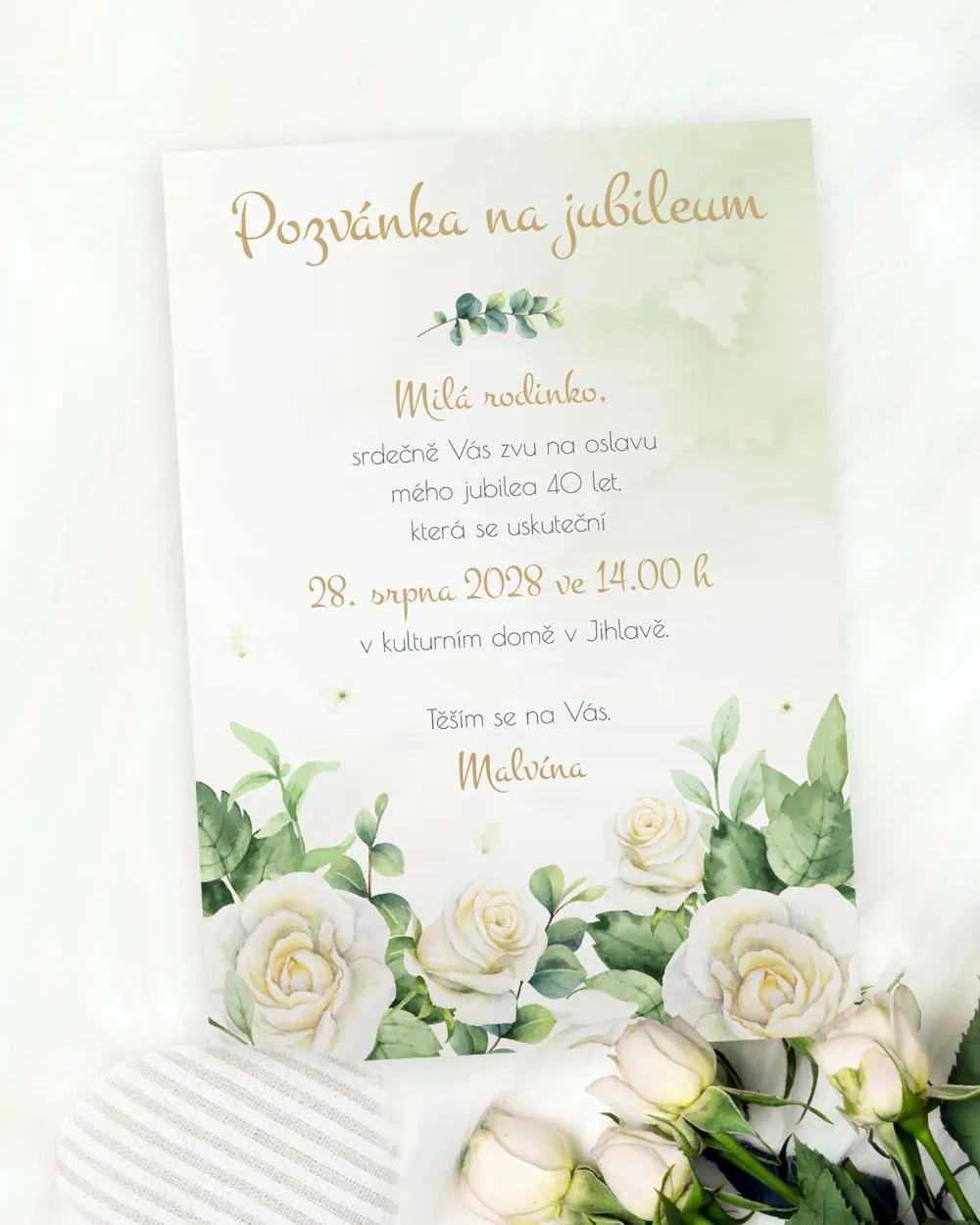 Pozvánka na narozeniny Šípové růže 05