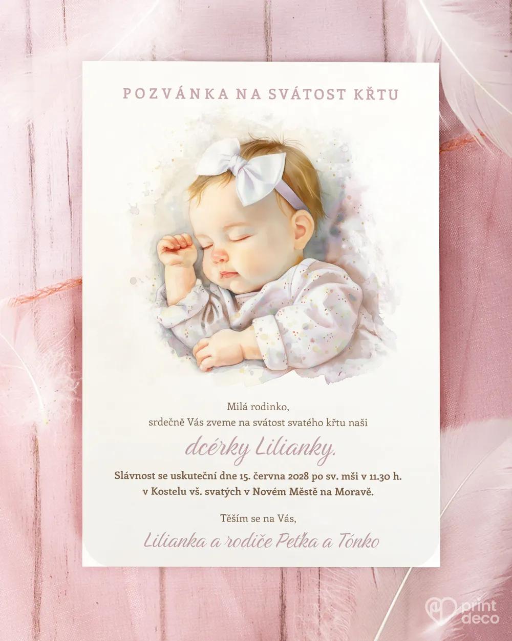 Pozvánky ke svátostem 59 – motiv pro dívku