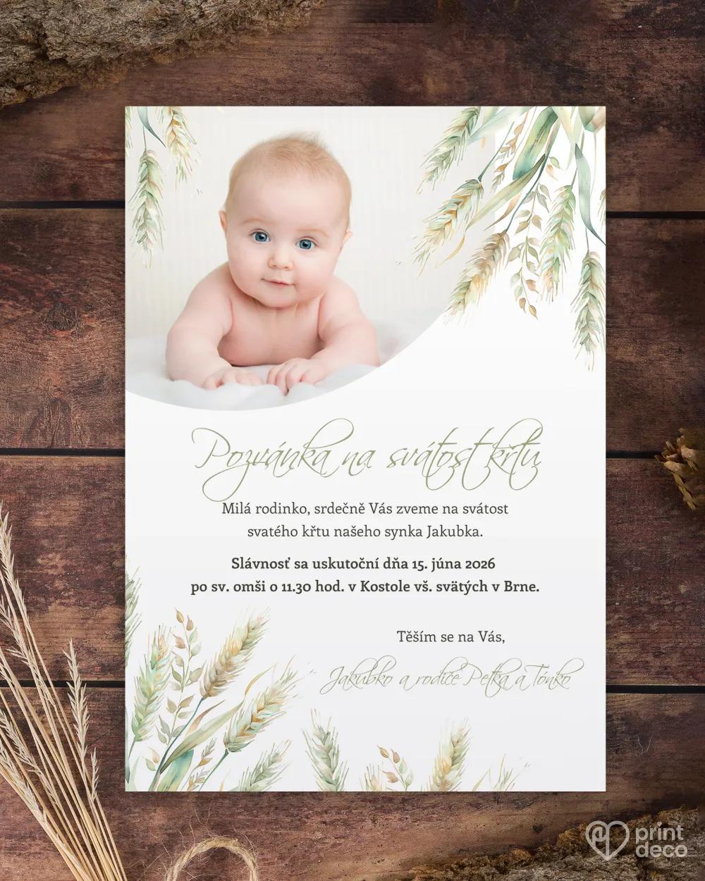 Pozvánky ke svátostem 41 – motiv s fotkou v2