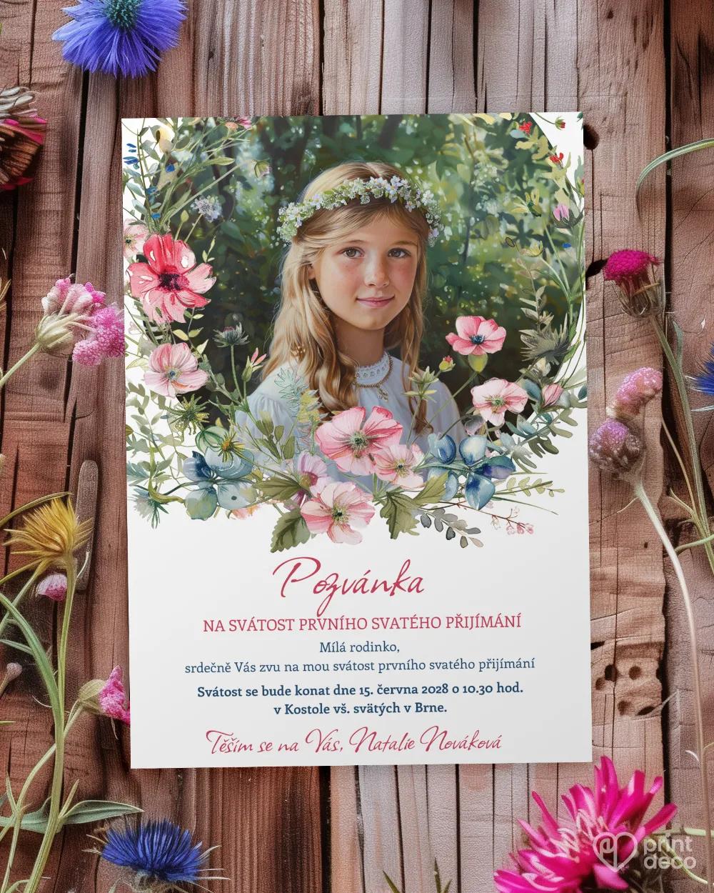 Pozvánky ke svátostem 54 – motiv s fotkou