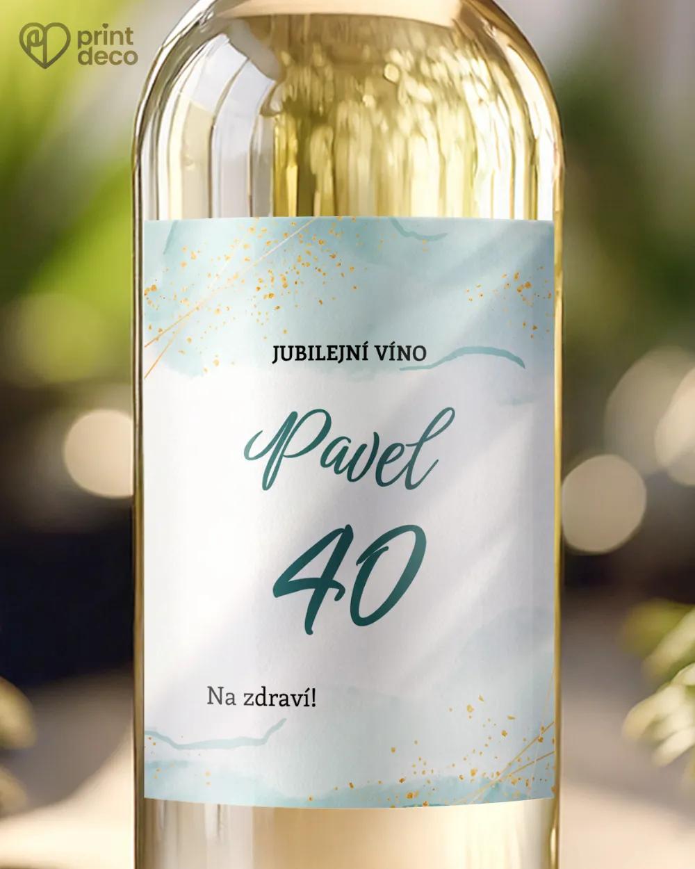 Etikety na láhve Abstrakt II.