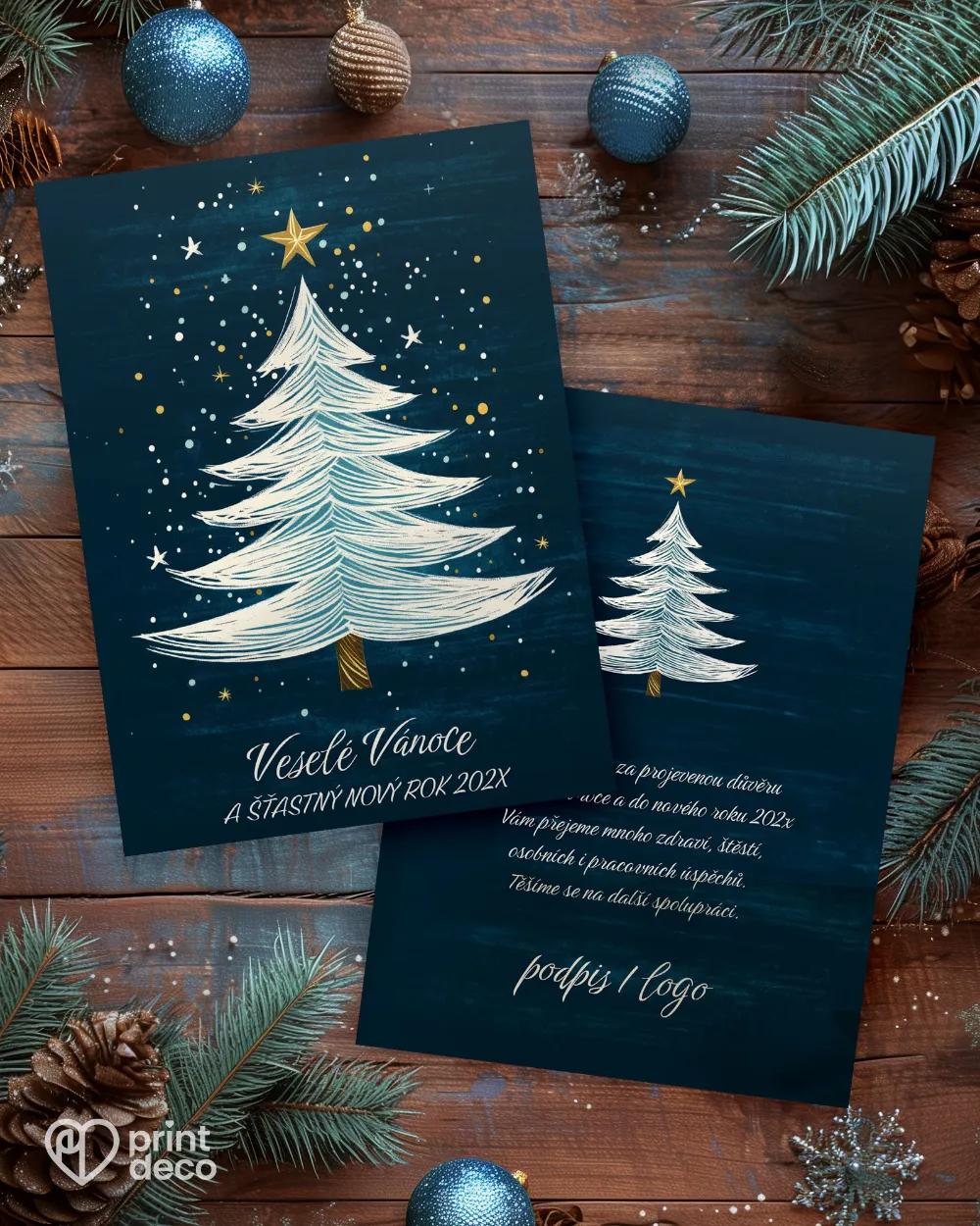 Vánoční přání Noční harmonie