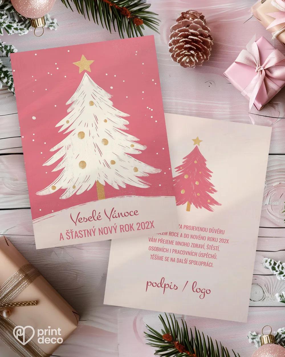 Vánoční přání Jemný dotek Vánoc