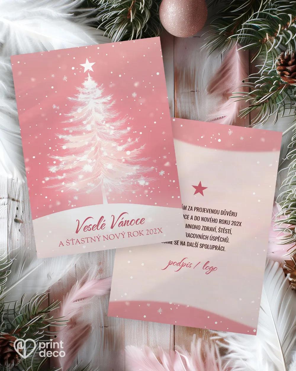 Vánoční přání Peříčkový zázrak